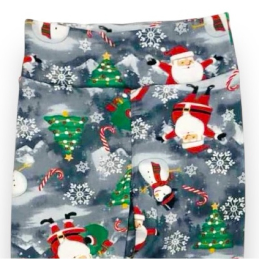 NWOT Size XL (15-17) High Waist Fleece Lined Christmas Holiday Pants